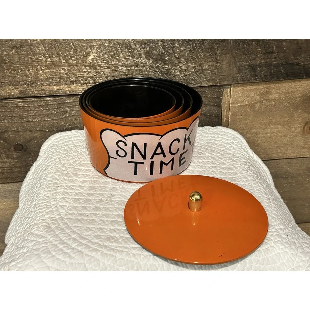 Vintage MCM Chef Stacking‎ Snack Set 4 Pieces a Price Import Japan Nesting